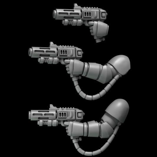 3d Printed Crimson Lords Hellfire Guns by Greytide Studio