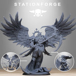 3D Printed Corrupted Archon Angel by StationForge Miniatures by Last Hope Miniatures