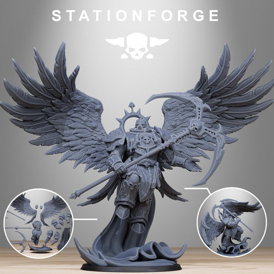 3D Printed Corrupted Archon Angel by StationForge Miniatures