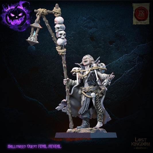 3D Printed Warlock and Daemon Familiar by Lost Kingdom Miniatures