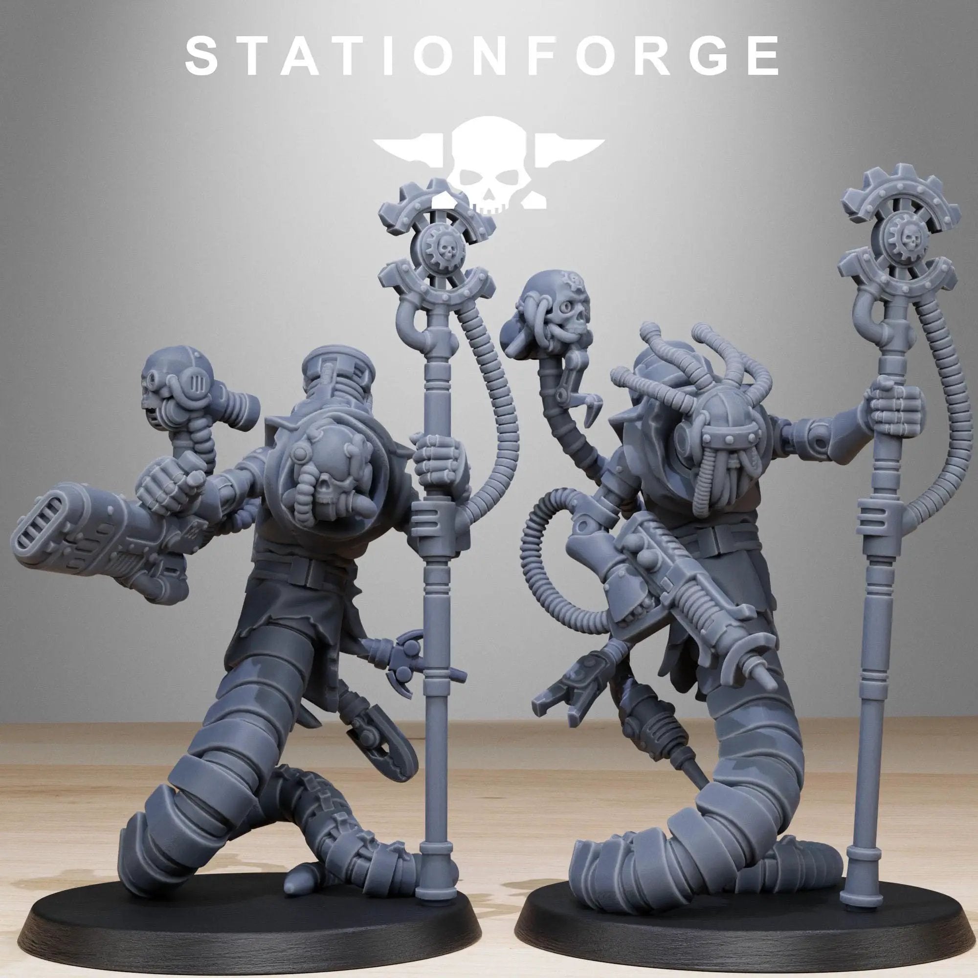 3D Printed Scavenger Serpents by StationForge Miniatures by Last Hope Miniatures