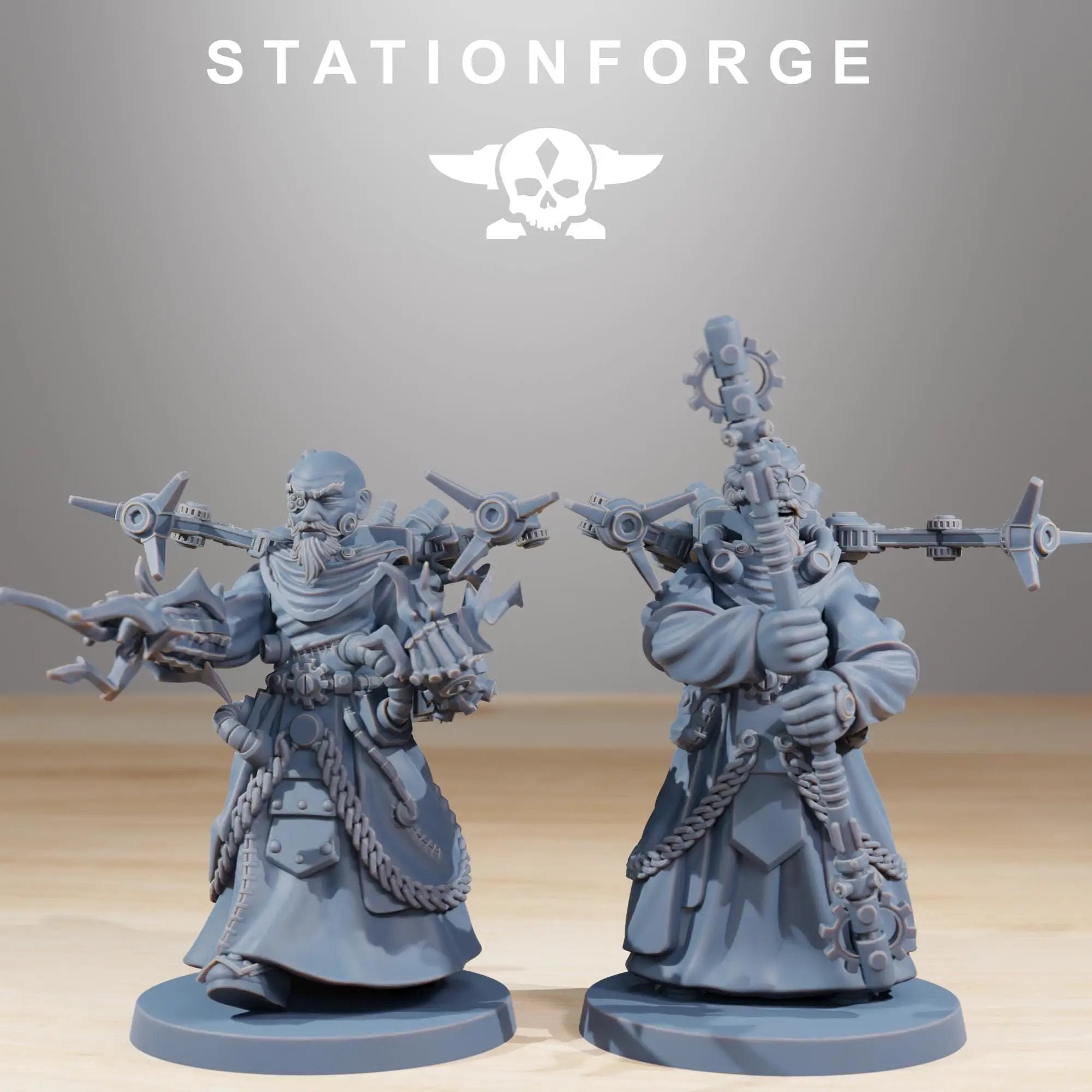 3D Printed Scavenger Preachers by StationForge Miniatures by Last Hope Miniatures
