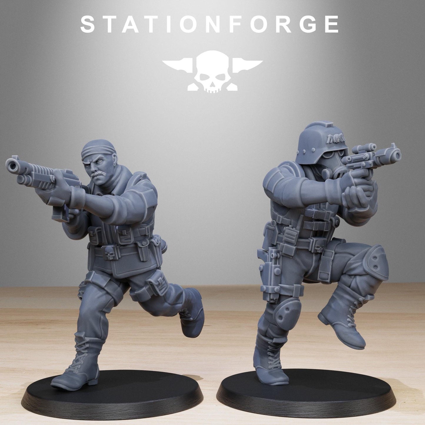 3D Printed GrimGuard Counter Terrorists by StationForge Miniatures