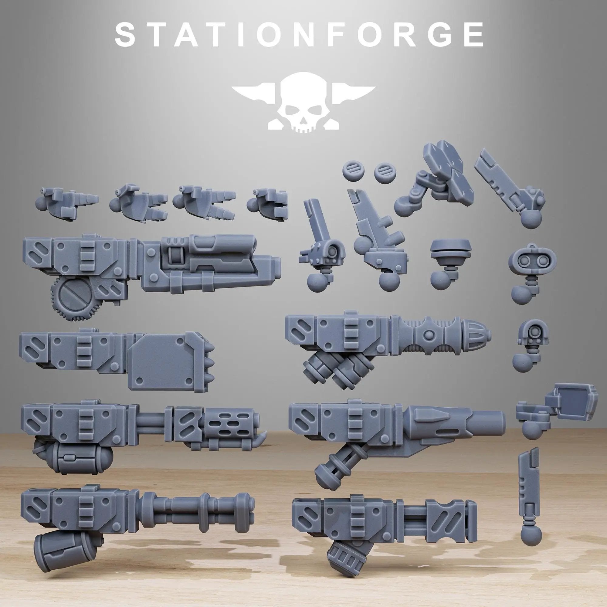 3D Printed Tarion Strike Mechs Mk1 by StationForge Miniatures by Last Hope Miniatures