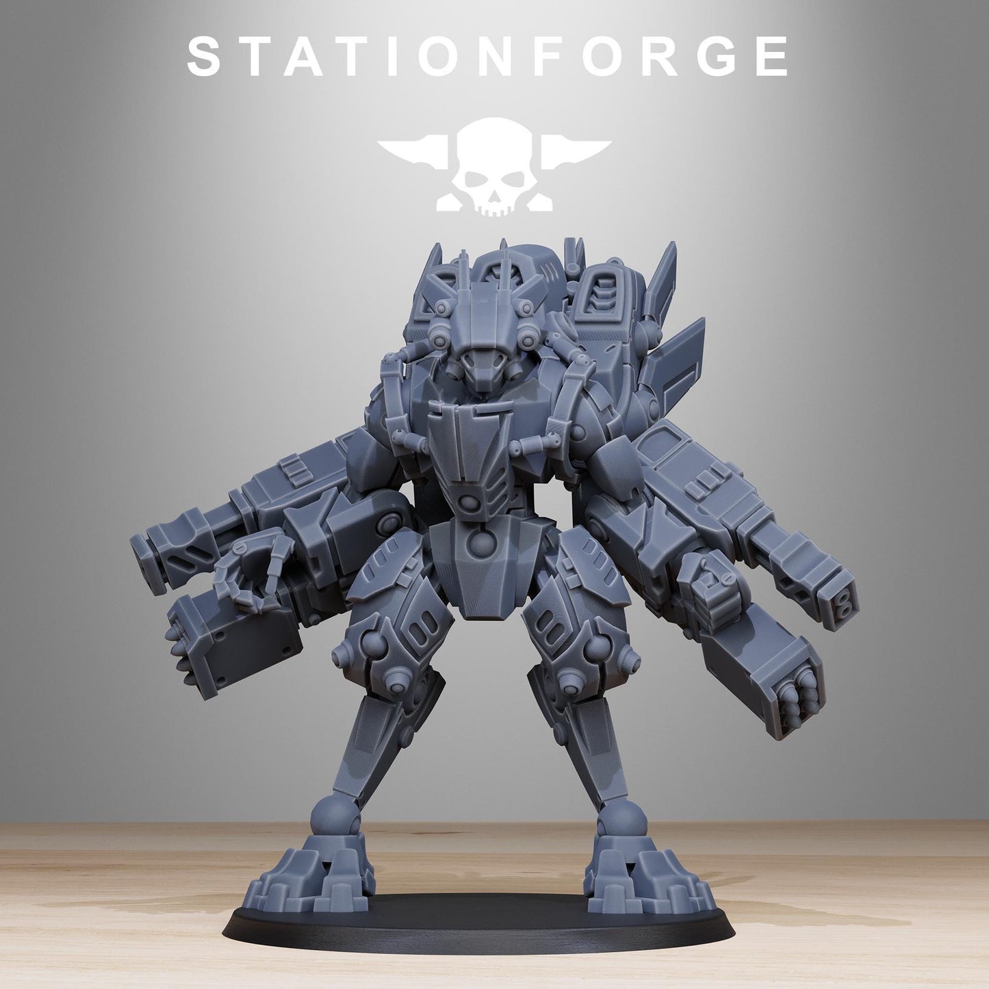 3D Printed Tarion Elder Mech Mk1 by StationForge Miniatures