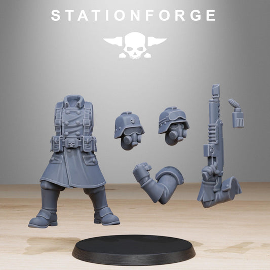3D Printed GrimGuard Militants by StationForge Miniatures