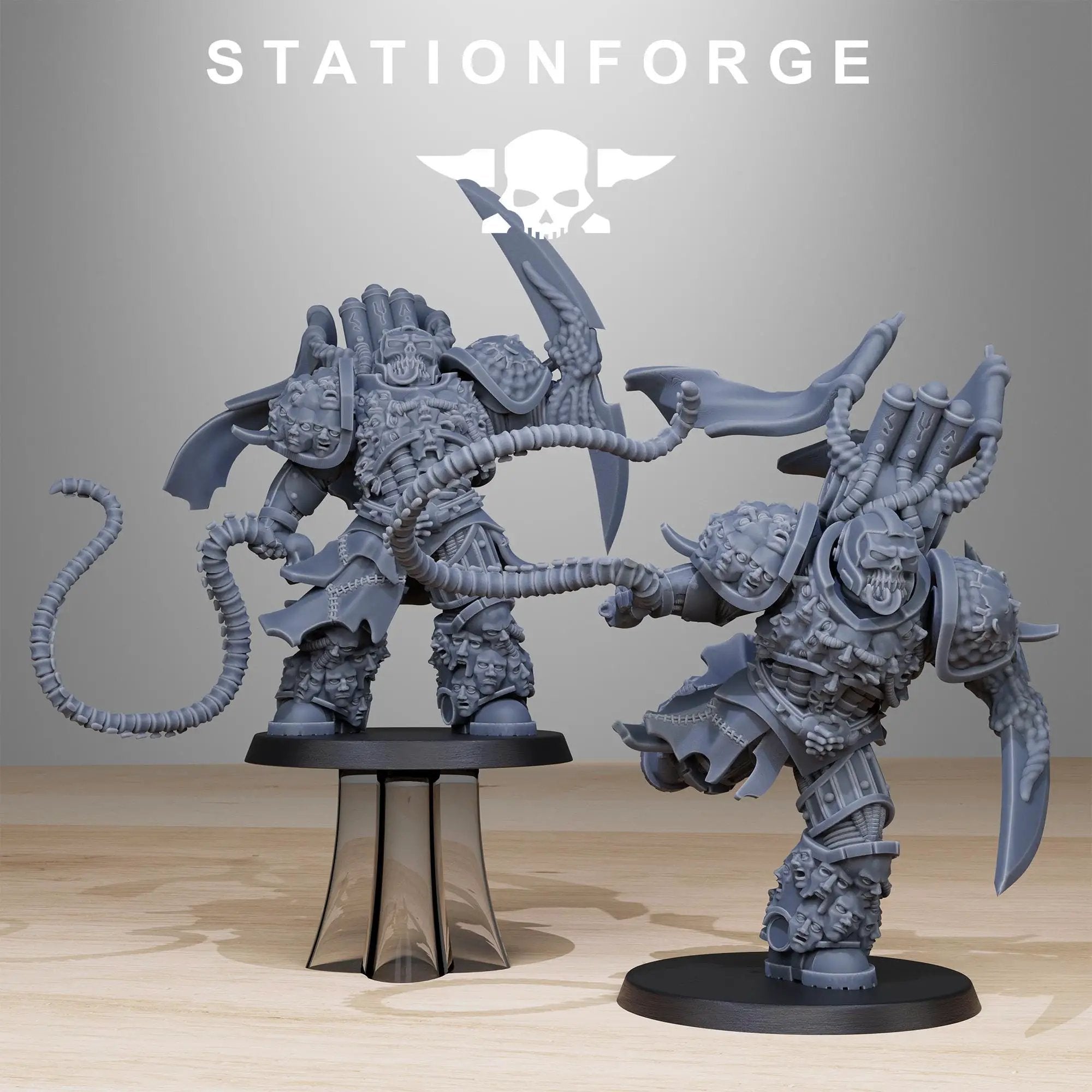 3D Printed Corrupted Socratis Punishers by StationForge Miniatures by Last Hope Miniatures