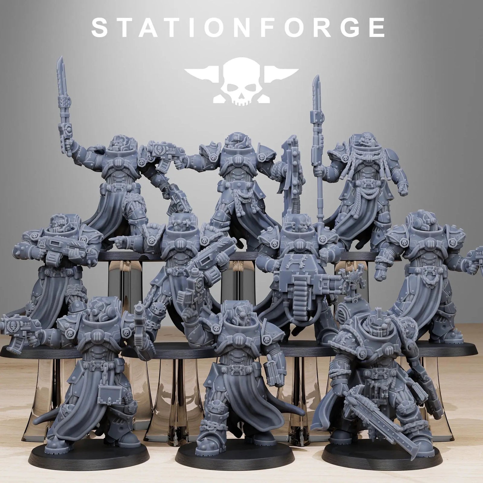 3D Printed Socratis Militants by StationForge Miniatures by Last Hope Miniatures