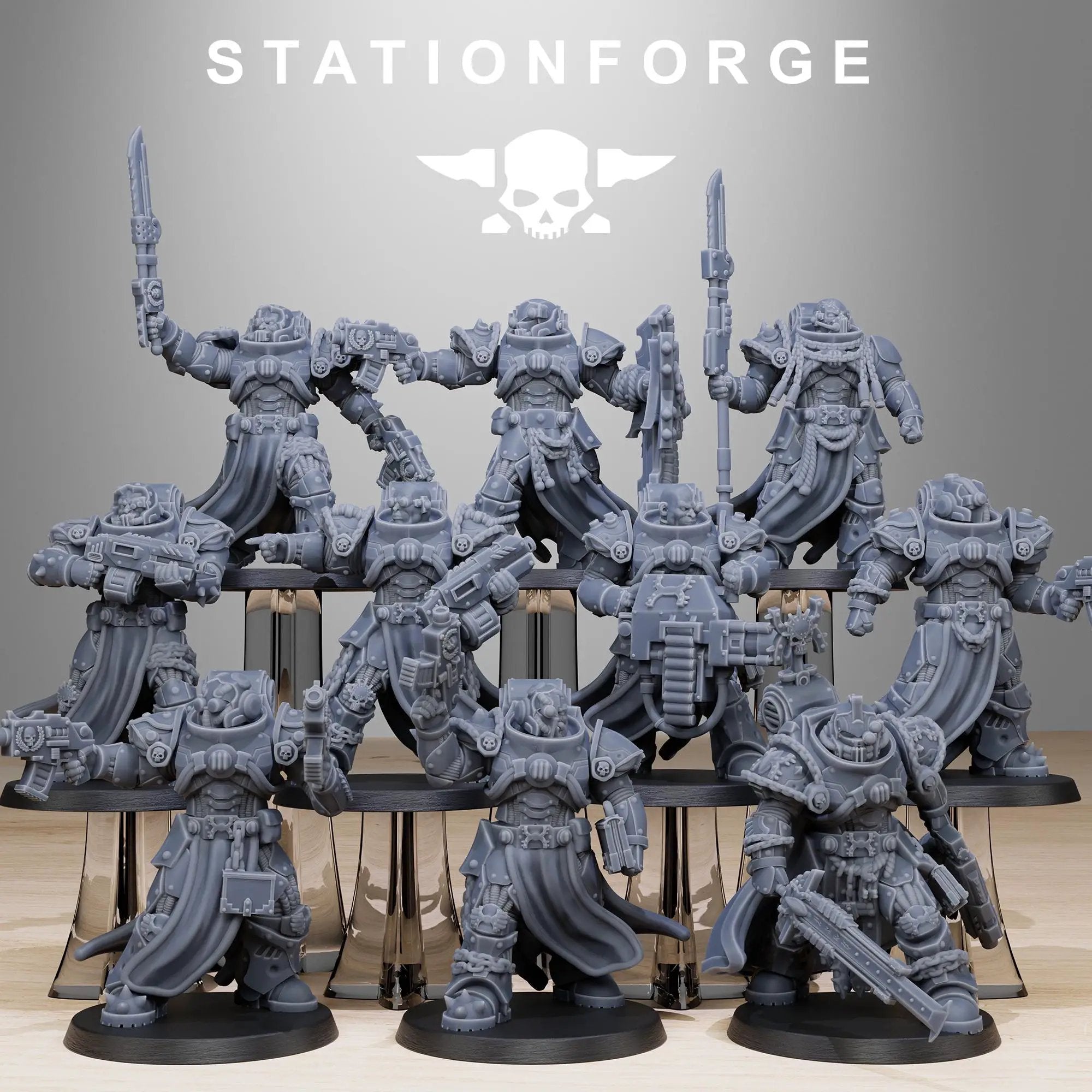 3D Printed Socratis Militants by StationForge Miniatures by Last Hope Miniatures