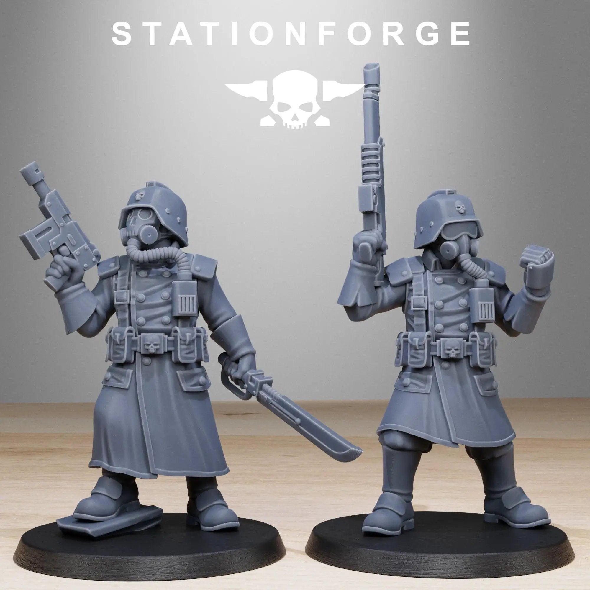 3D Printed GrimGuard Militants by StationForge Miniatures by Last Hope Miniatures