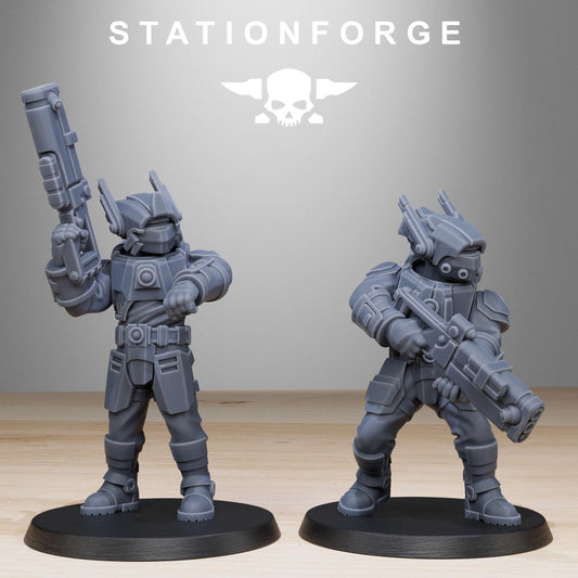 3D Printed Tarion Assault Squad x10 by StationForge Miniatures