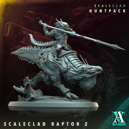 3D Printed Scaleclad Raptors by Archvillain Games