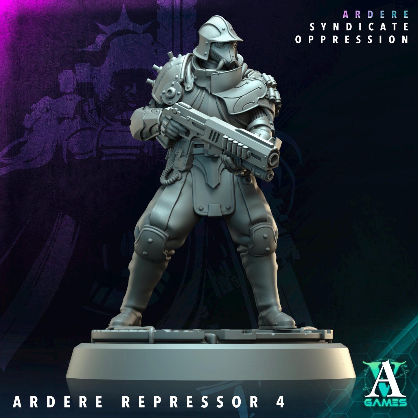 3D Printed Ardere Repressors by Archvillain Games