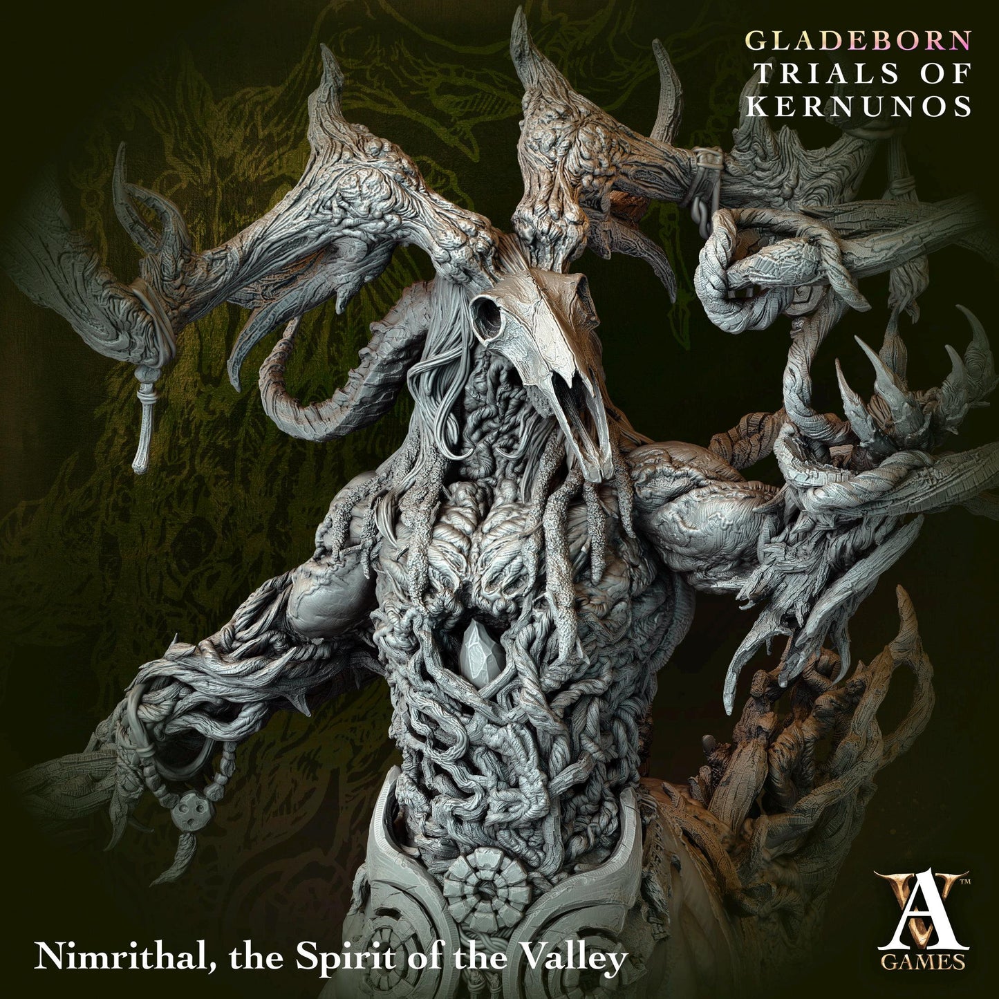 3D Printed Nimrithal - Spirit of the Valley by Archvillain Games