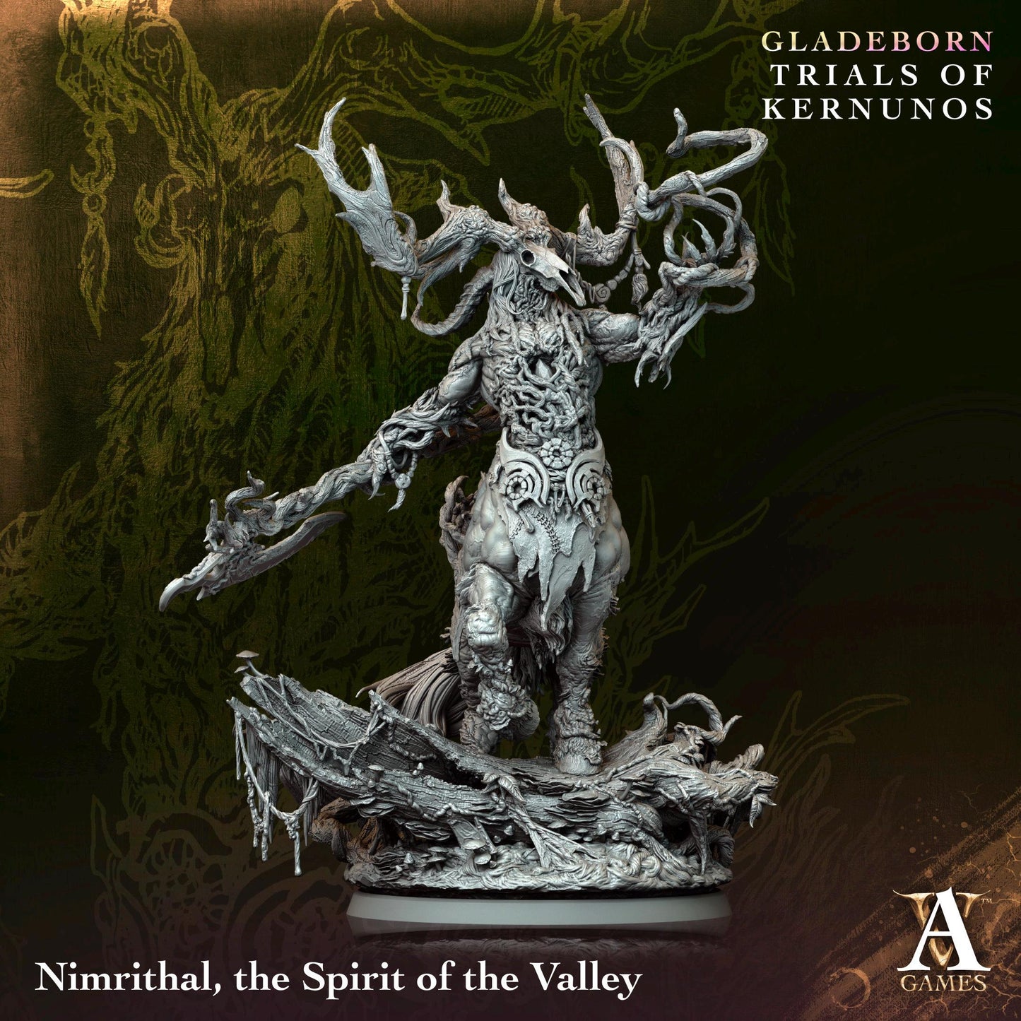 3D Printed Nimrithal - Spirit of the Valley by Archvillain Games