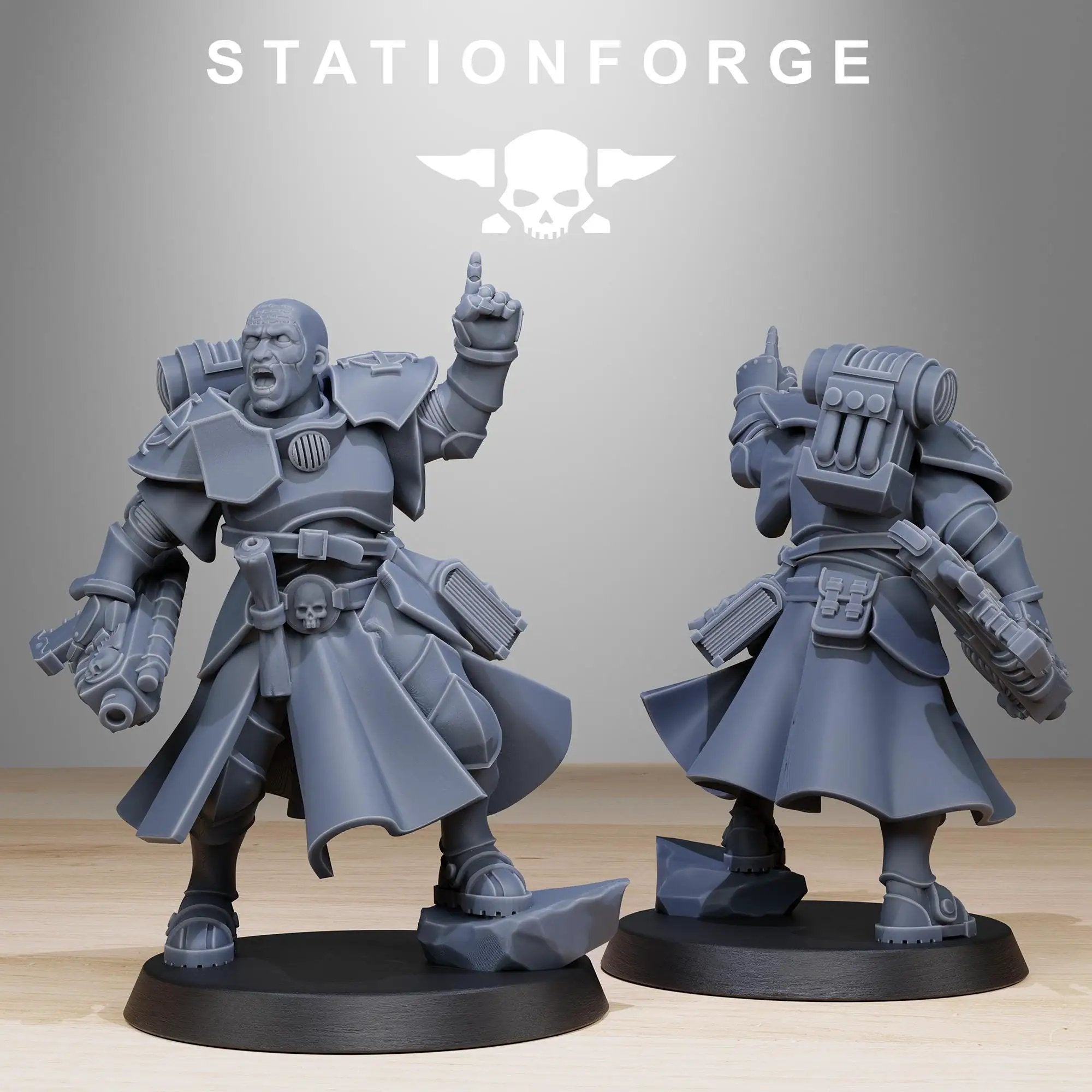 3D Printed Vodalites Brotherhood by StationForge Miniatures by Last Hope Miniatures