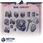 3d Printed Primal Hounds Bear Company Upgrade Kit by Greytide Studio by Last Hope Miniatures