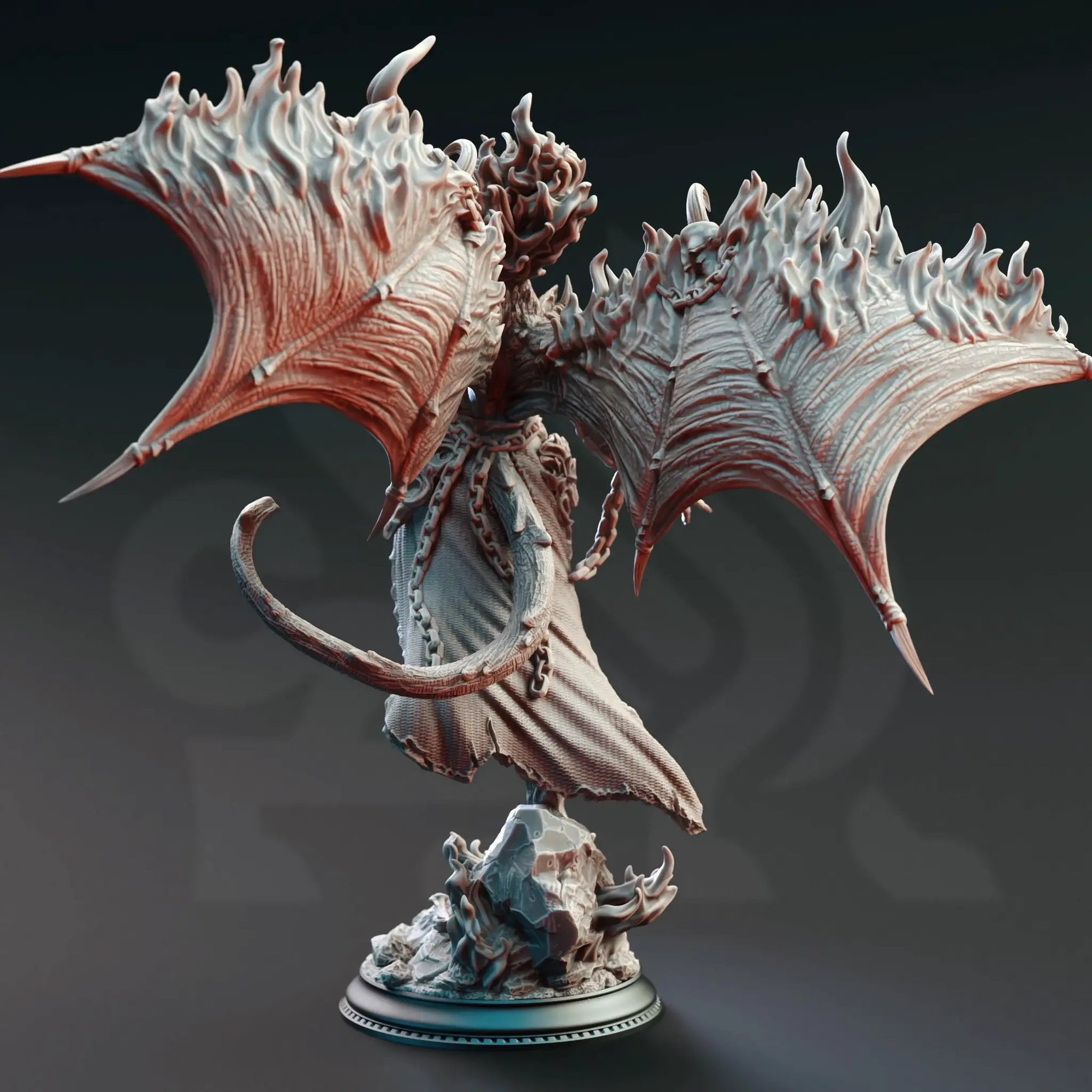3D printed Mother of Chaos miniature by Last Hope Miniatures from DM Stash, featuring intricate sculpting and detailed chaos-themed design.