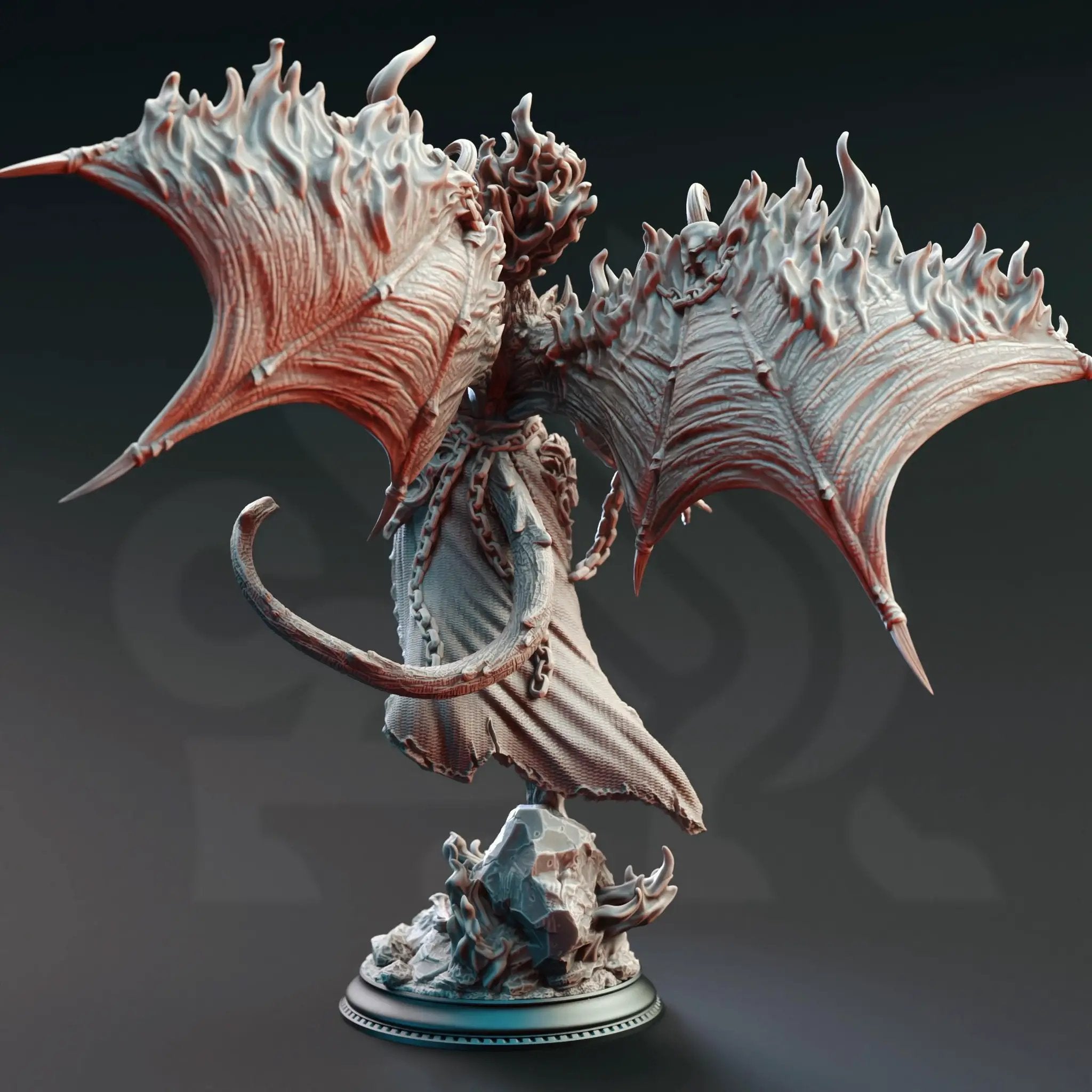 3D printed Mother of Chaos miniature by Last Hope Miniatures from DM Stash, featuring intricate sculpting and detailed chaos-themed design.