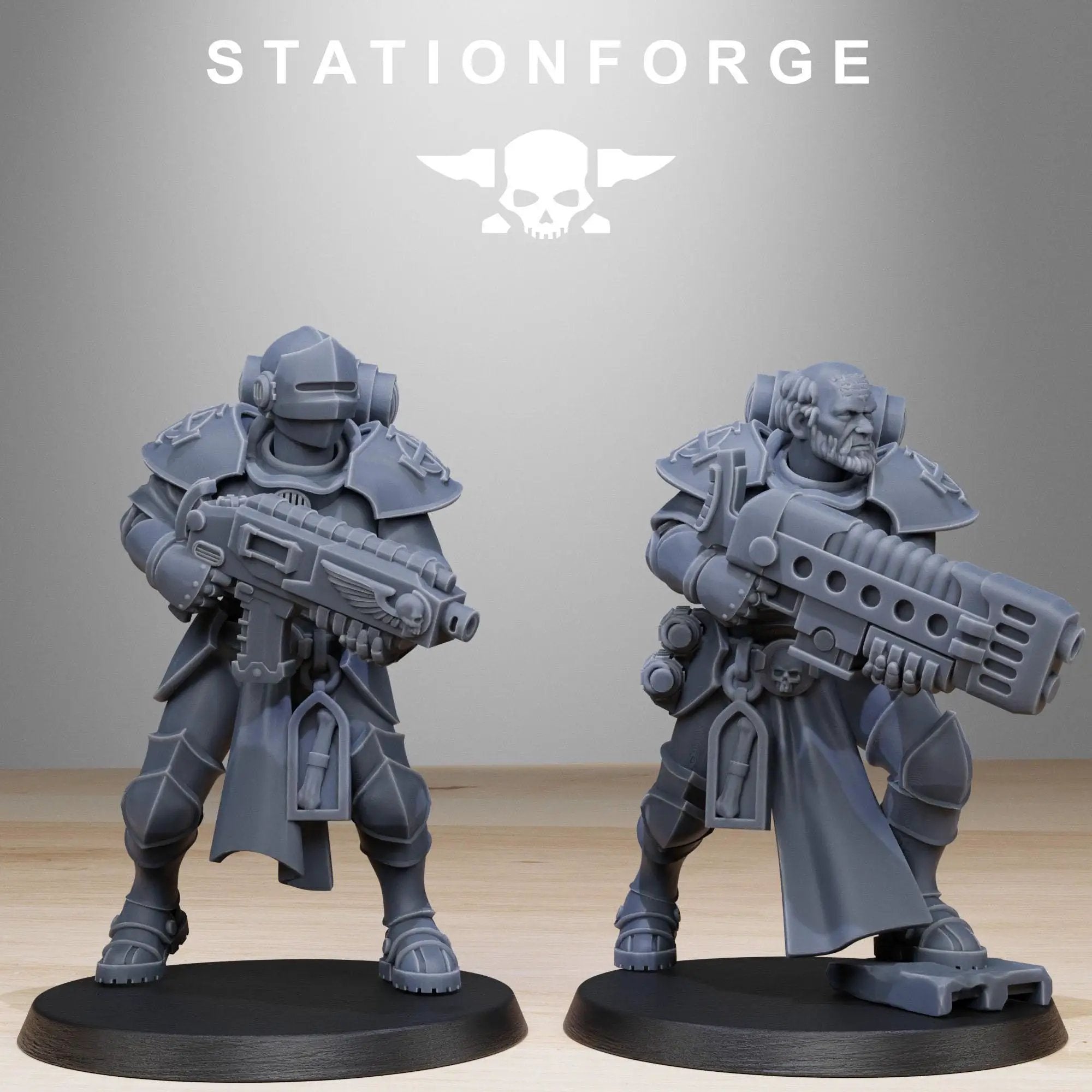 3D Printed Vodalites Brotherhood by StationForge Miniatures by Last Hope Miniatures