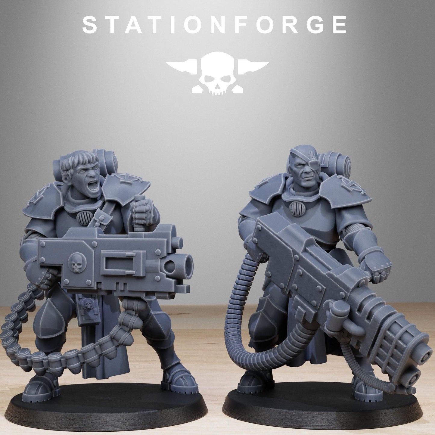 3D Printed Vodalites Brotherhood by StationForge Miniatures