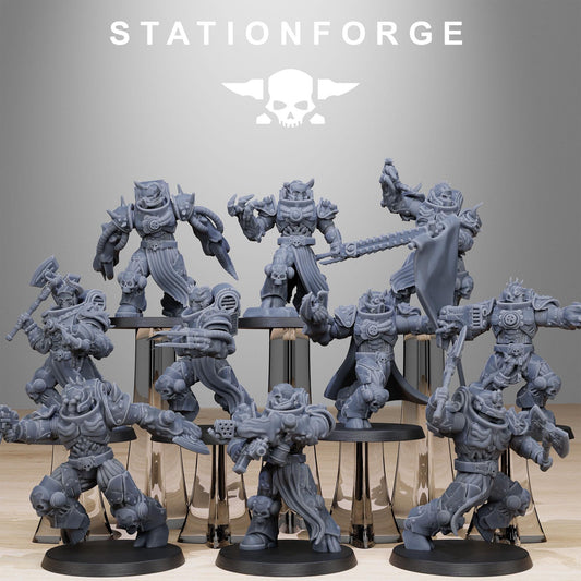 3D Printed Socratis Corrupted Mutants by StationForge Miniatures