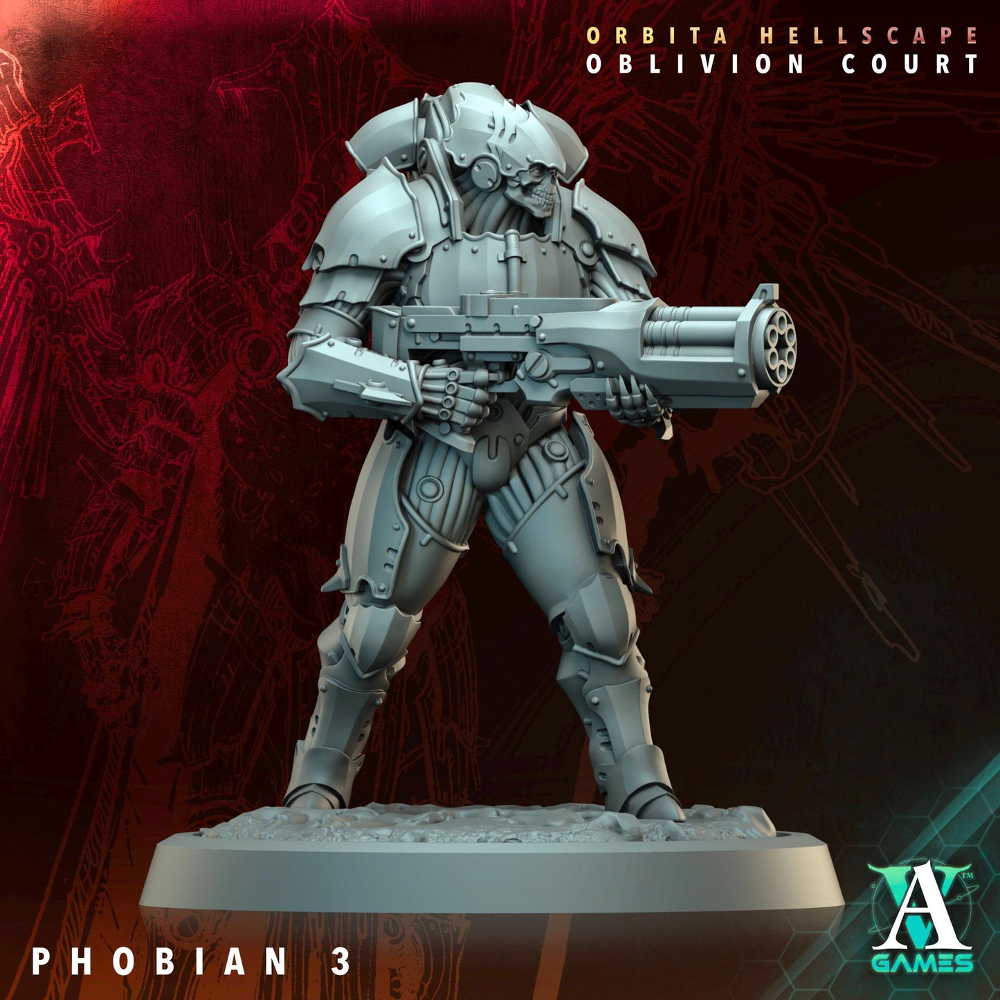 3D Printed Phobians by Archvillain Games
