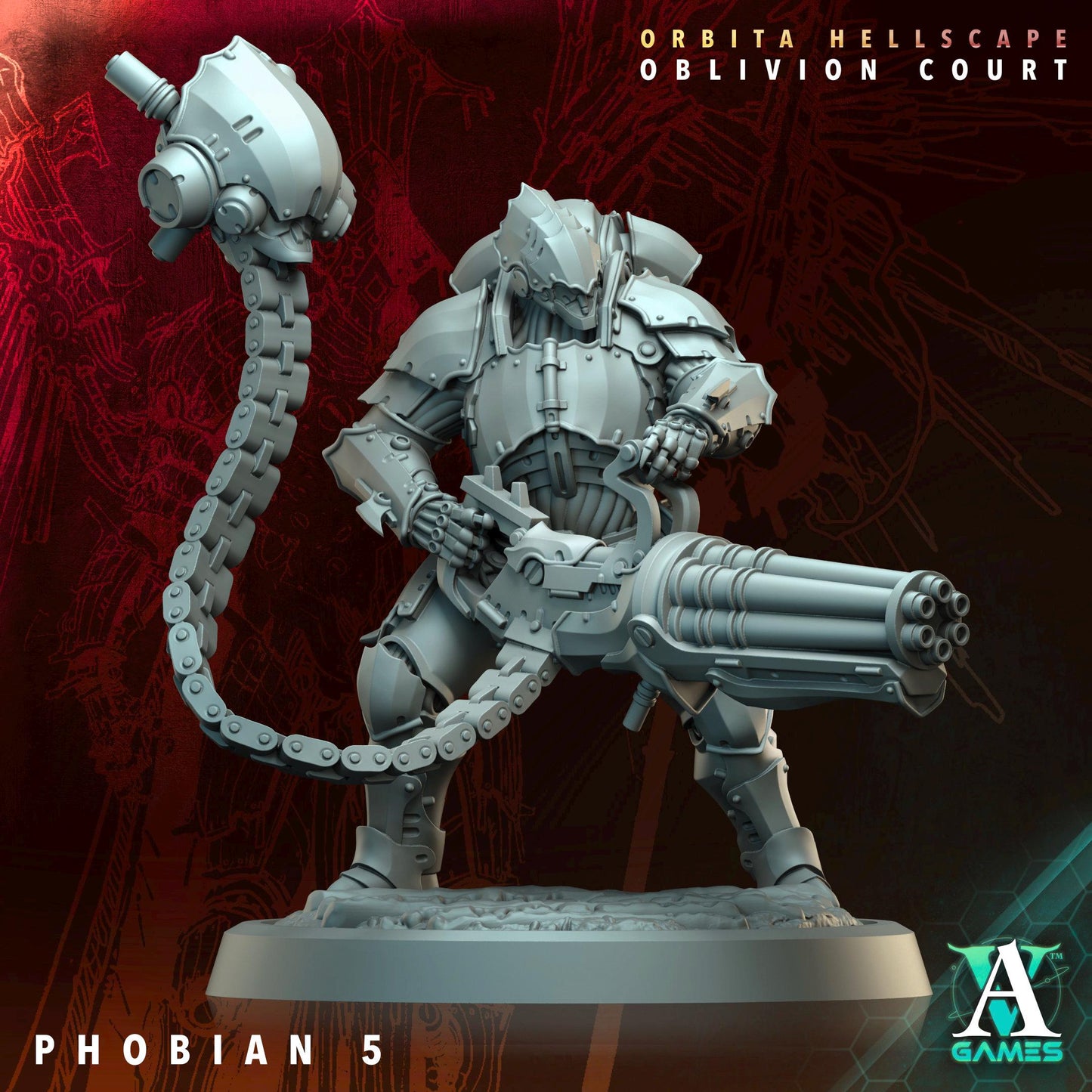 3D Printed Phobians by Archvillain Games