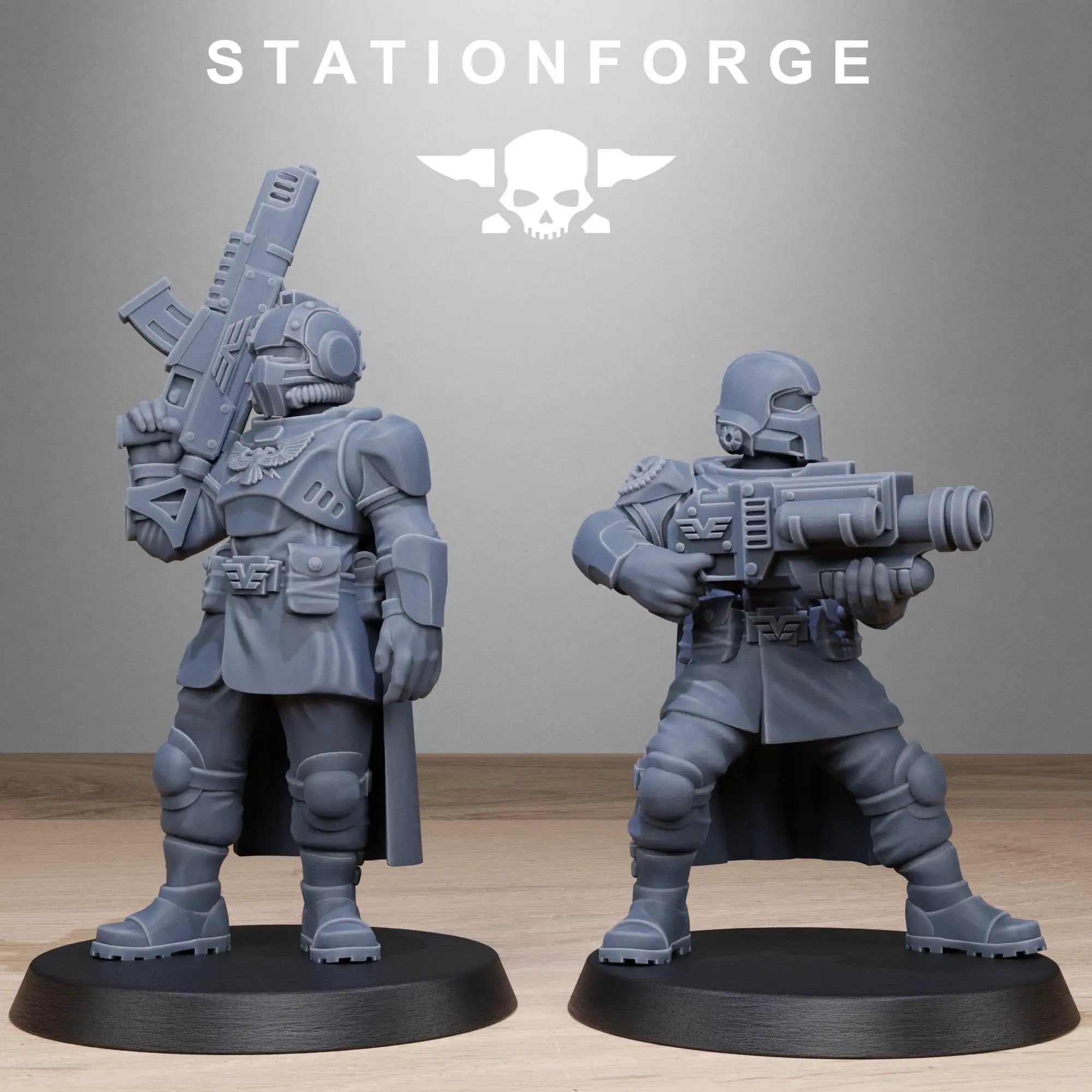 3D Printed Vaskar Patrol by StationForge Miniatures by Last Hope Miniatures