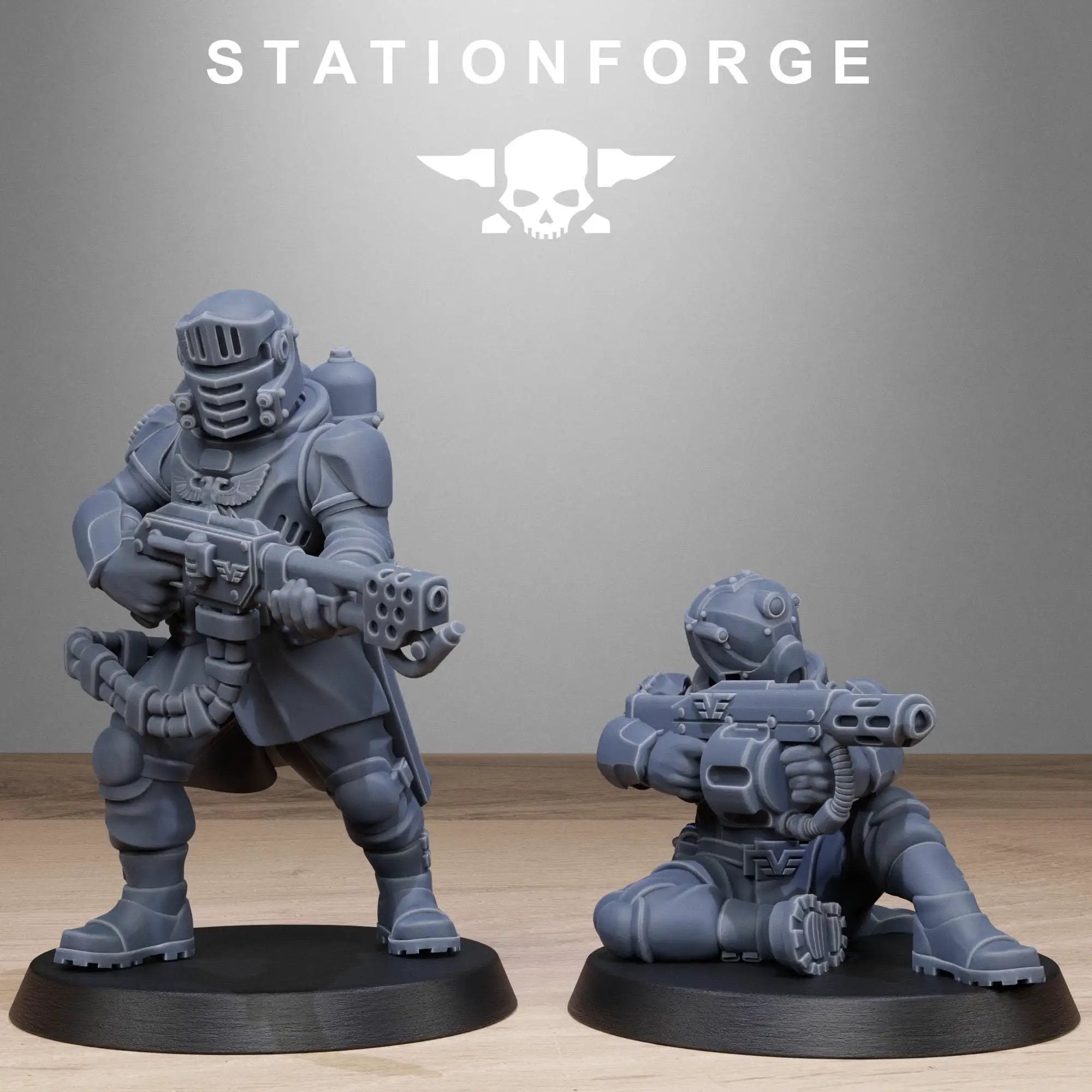 3D Printed Vaskar Patrol by StationForge Miniatures by Last Hope Miniatures