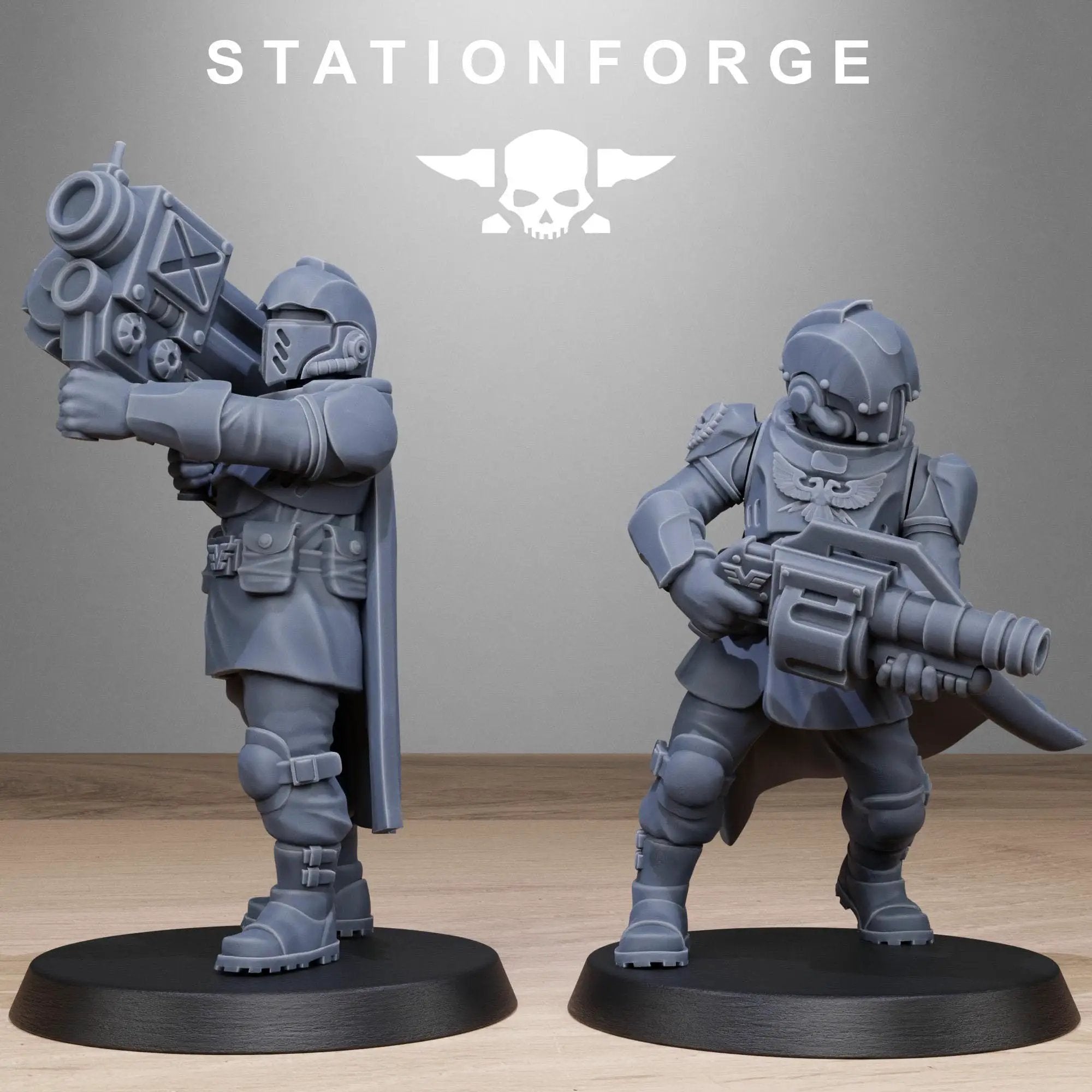 3D Printed Vaskar Patrol by StationForge Miniatures by Last Hope Miniatures