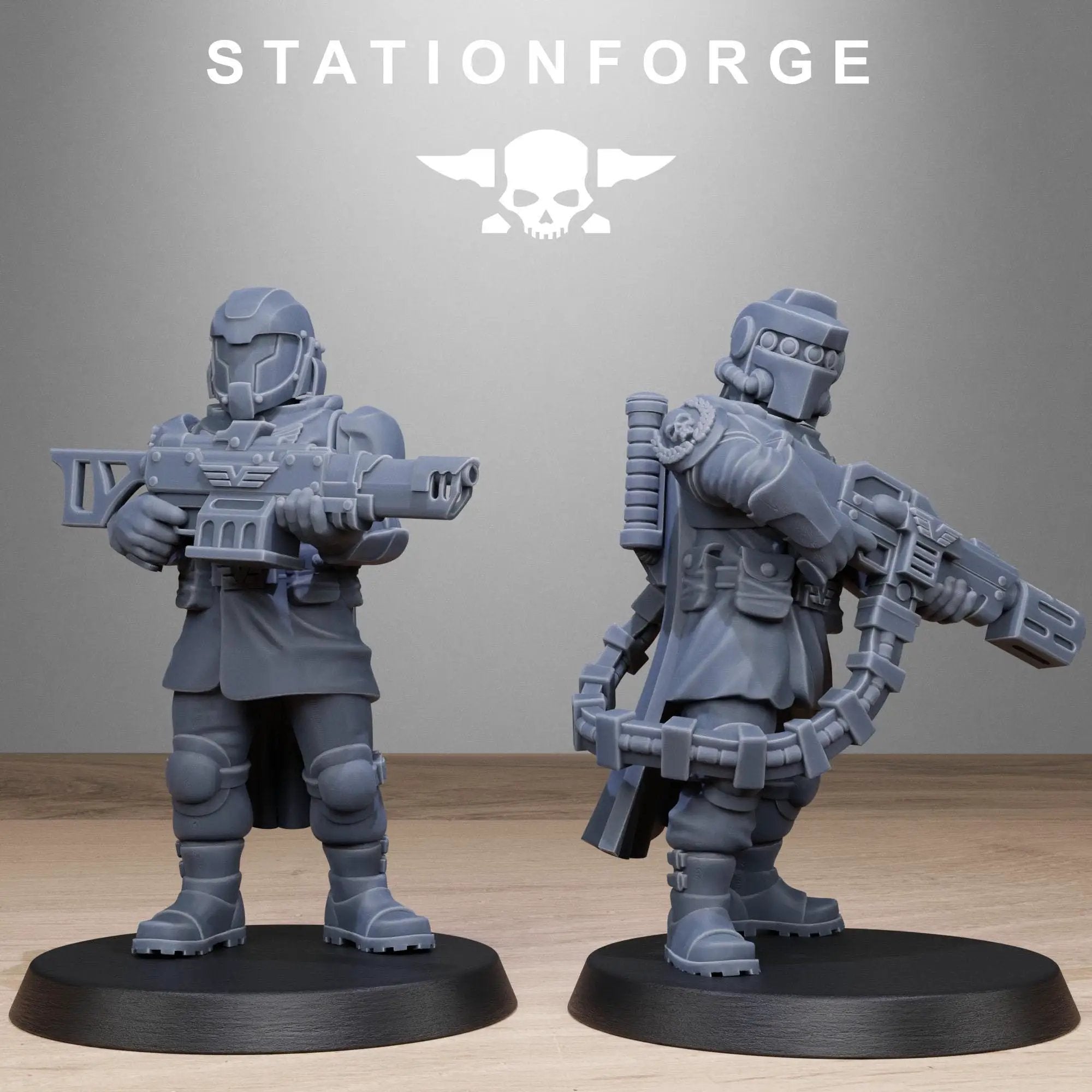 3D Printed Vaskar Patrol by StationForge Miniatures by Last Hope Miniatures