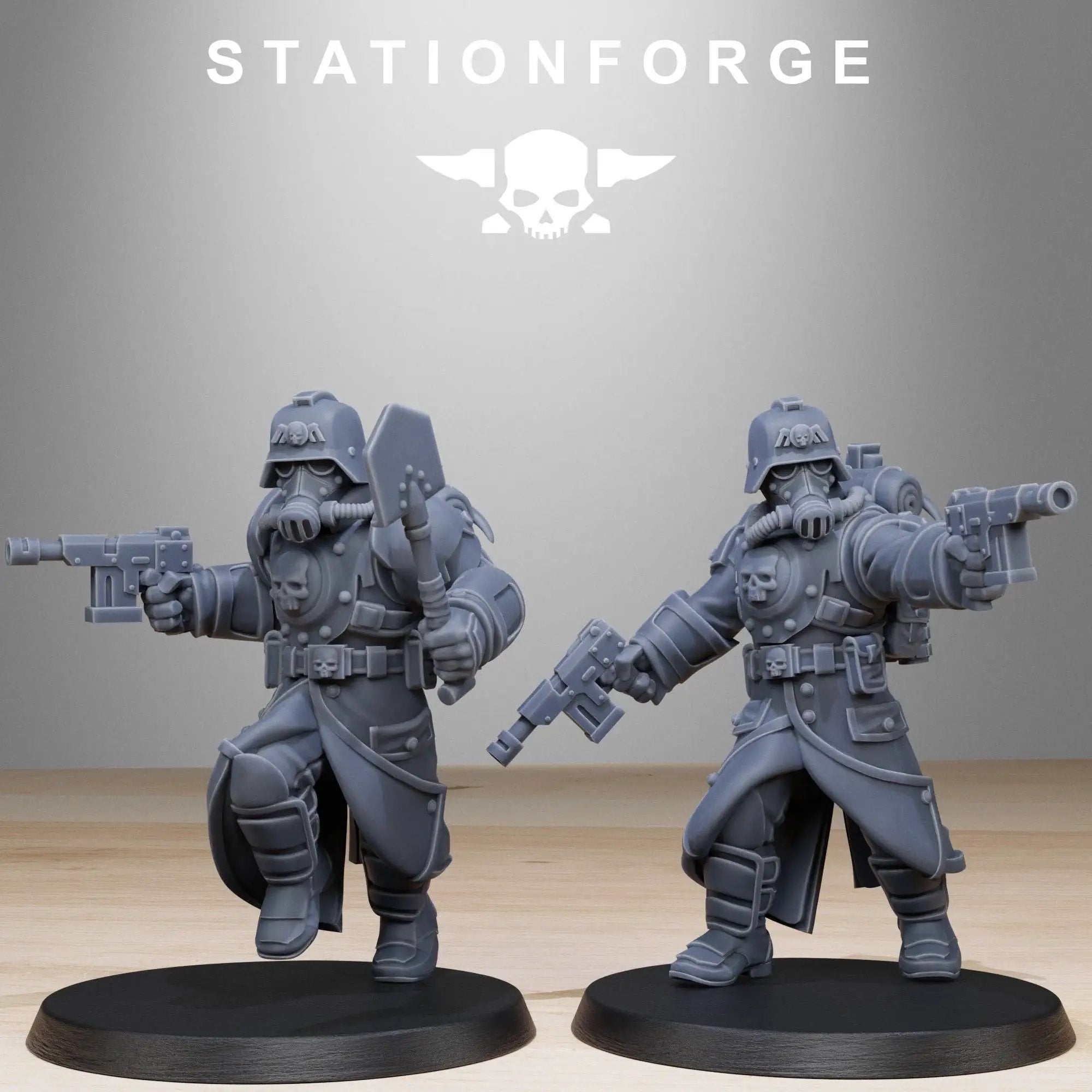 3D Printed GrimGuard Bombardiers by StationForge Miniatures by Last Hope Miniatures