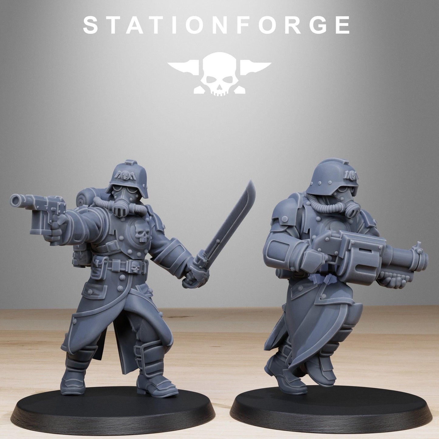 3D Printed GrimGuard Bombardiers by StationForge Miniatures