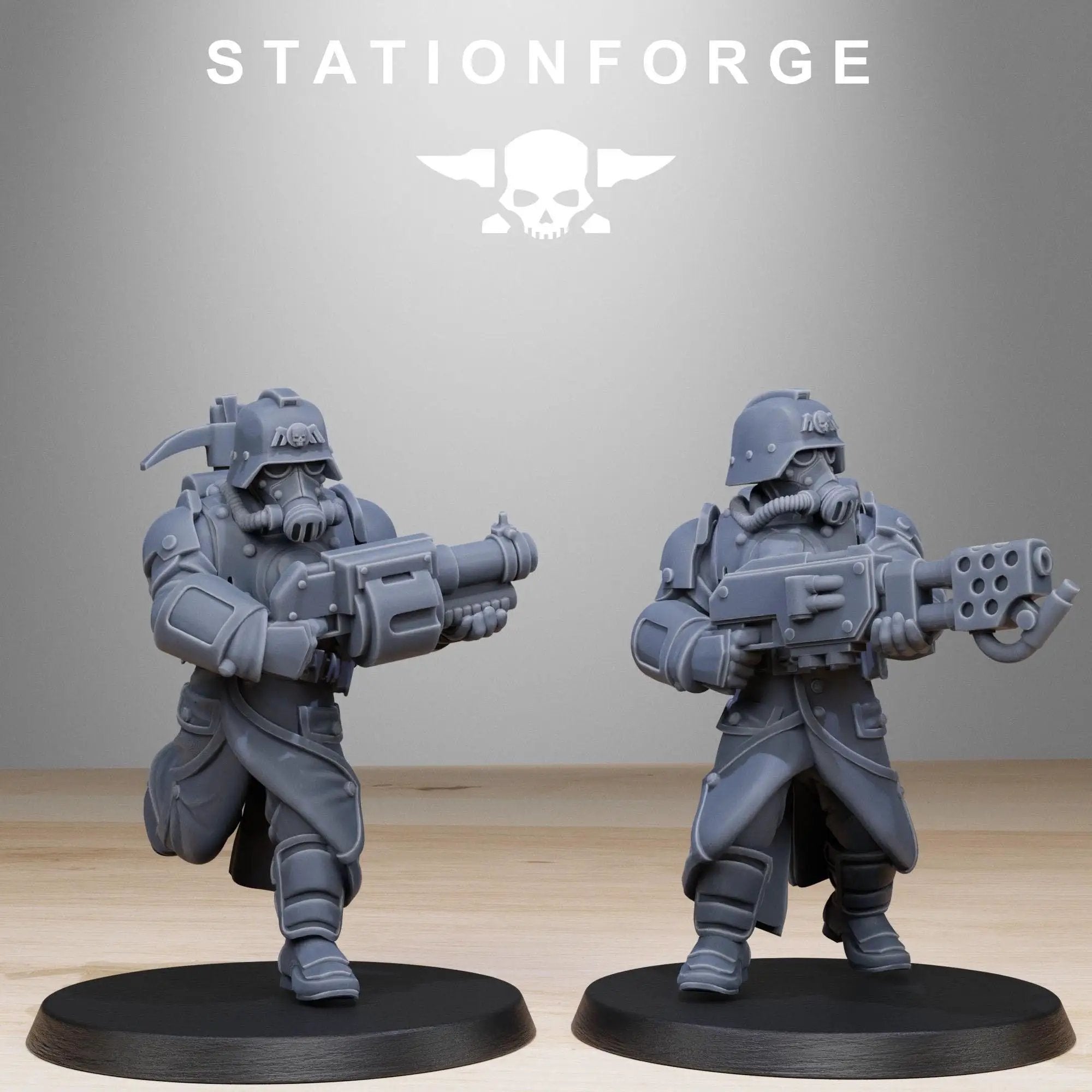 3D Printed GrimGuard Bombardiers by StationForge Miniatures by Last Hope Miniatures