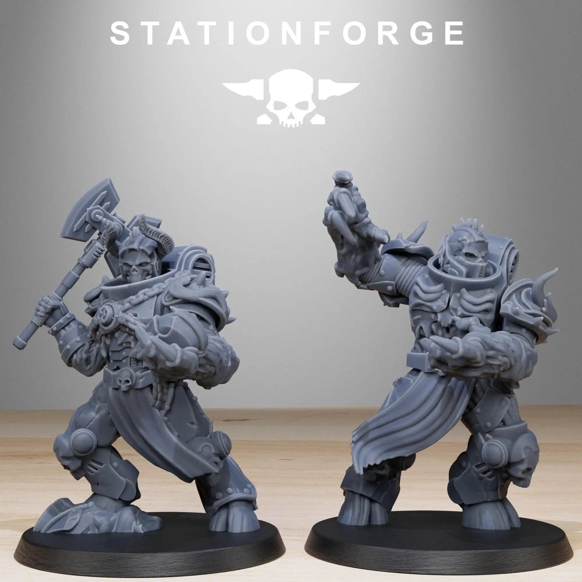 3D Printed Socratis Corrupted Mutants by StationForge Miniatures by Last Hope Miniatures