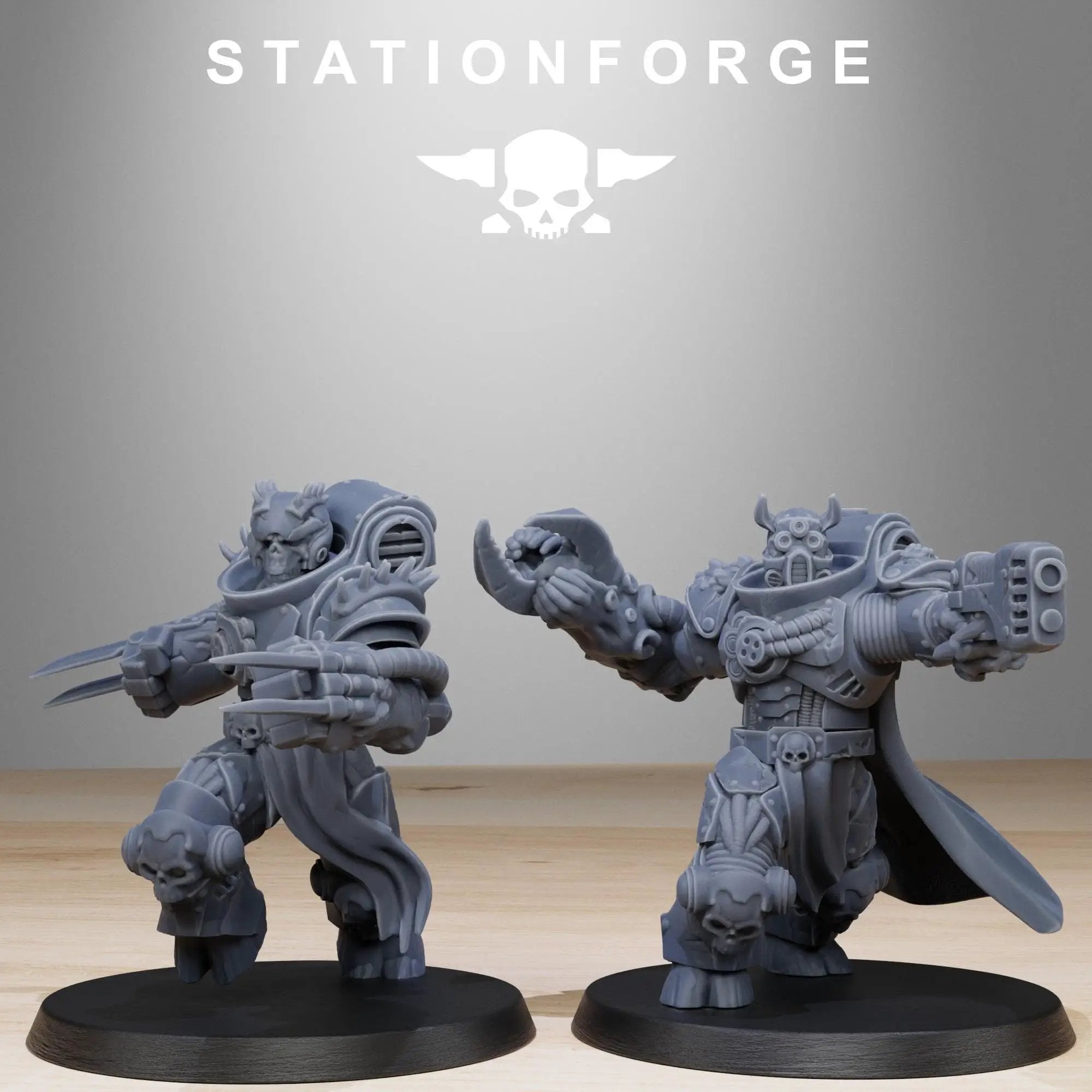 3D Printed Socratis Corrupted Mutants by StationForge Miniatures by Last Hope Miniatures