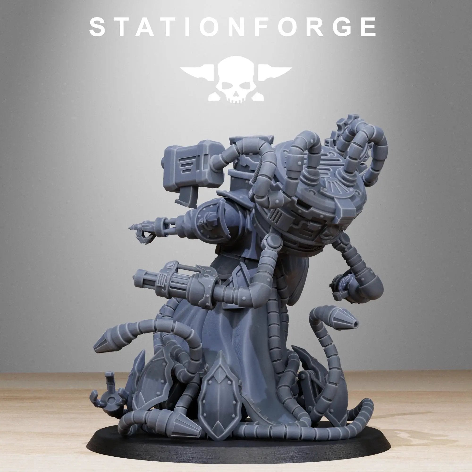 3D Printed Scavenger Chaplain by StationForge Miniatures by Last Hope Miniatures