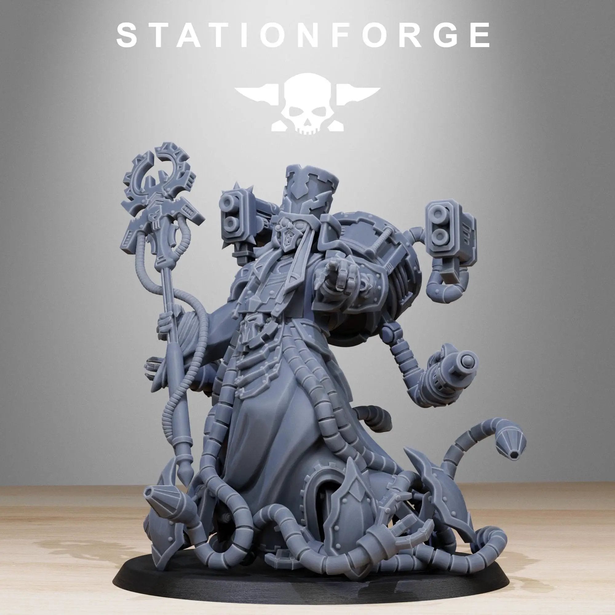 3D Printed Scavenger Chaplain by StationForge Miniatures by Last Hope Miniatures