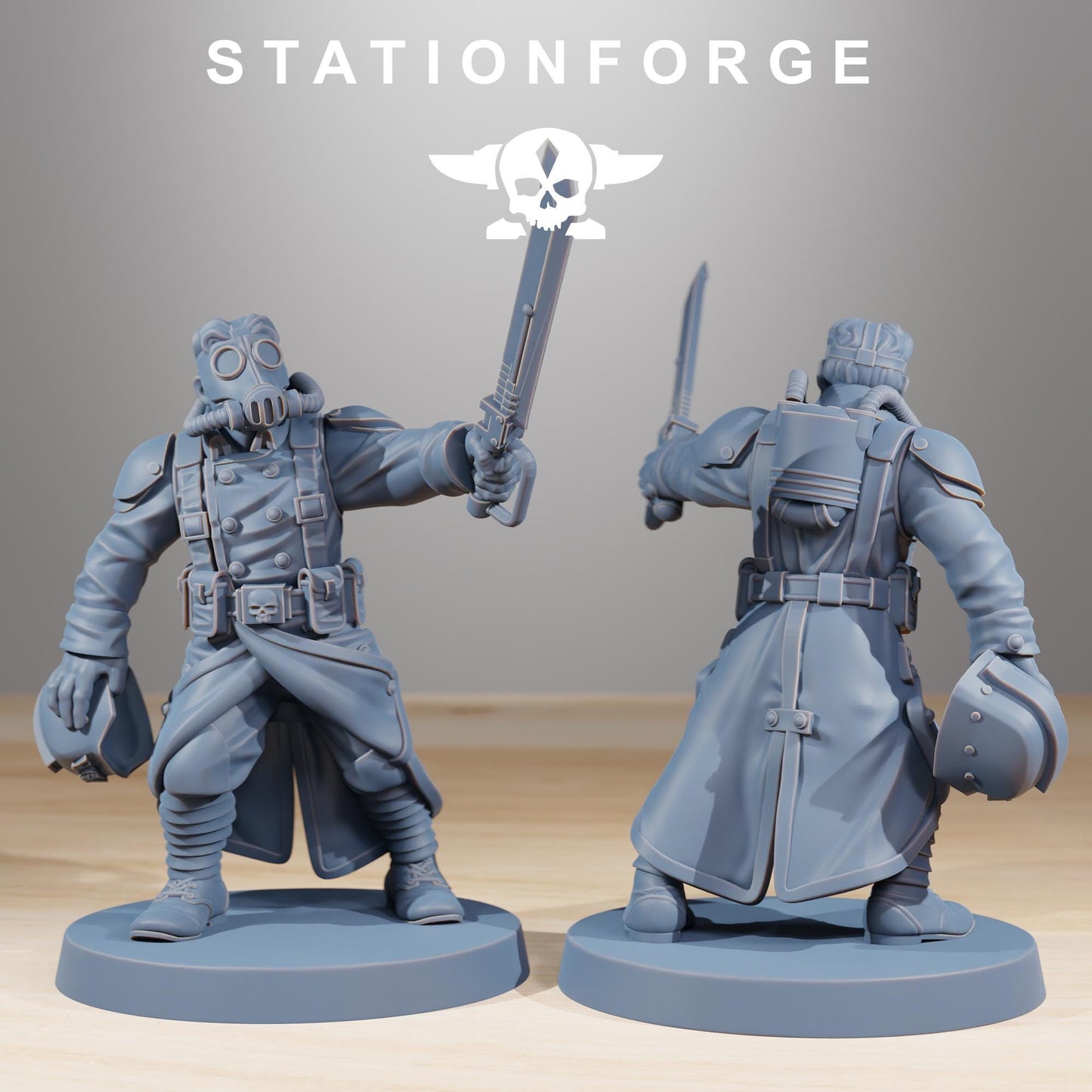 3D Printed GrimGuard Acolytes by StationForge Miniatures