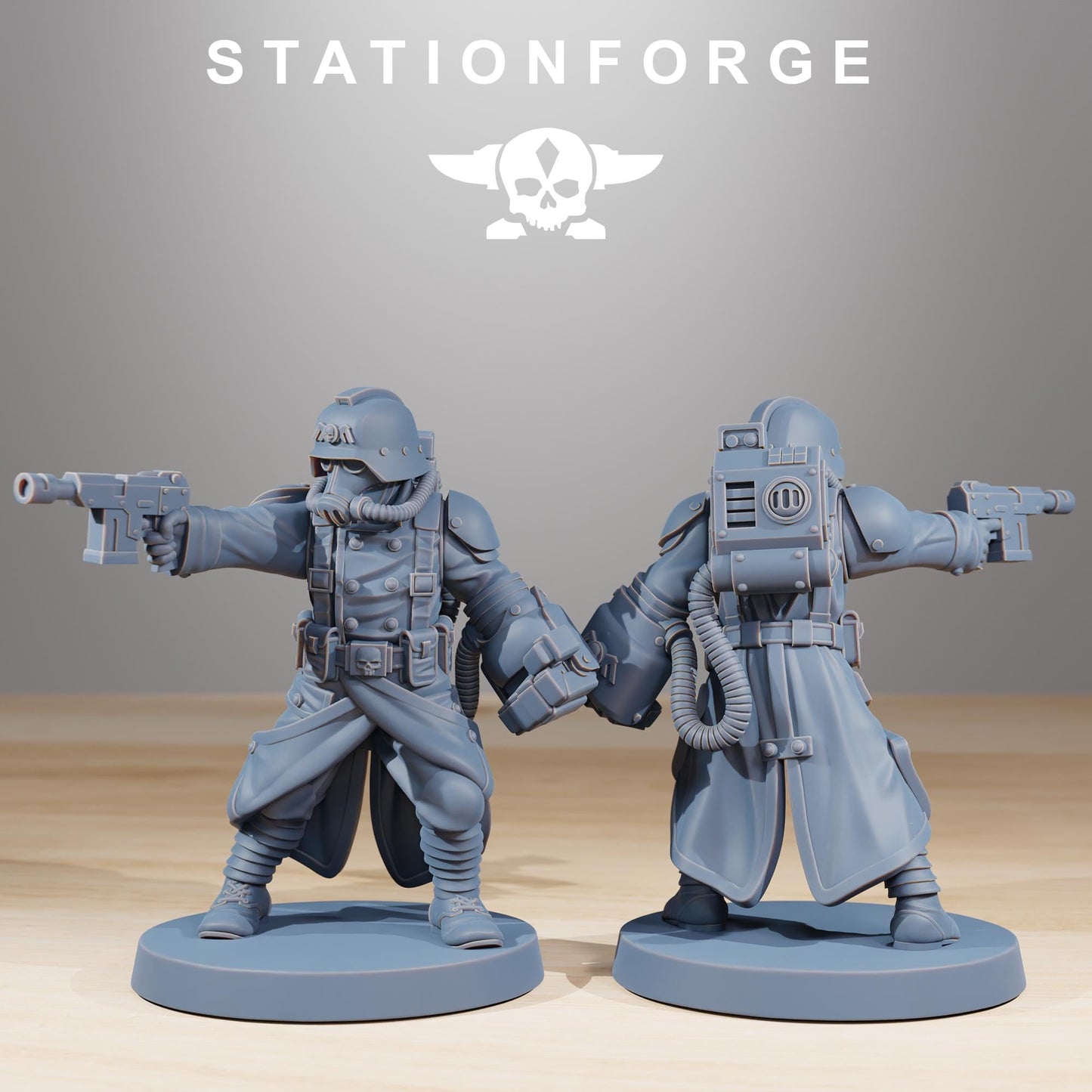 3D Printed GrimGuard Acolytes by StationForge Miniatures