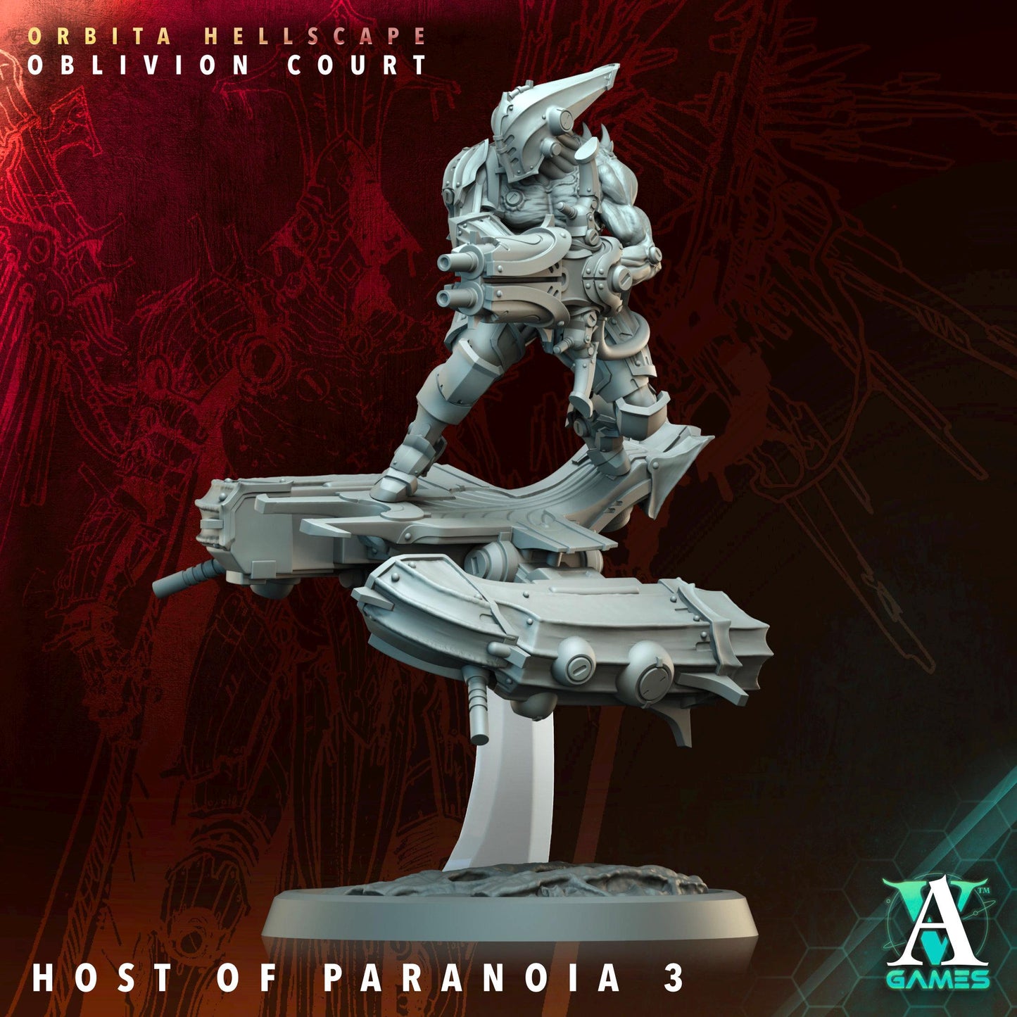 3D Printed Host of Paranoia by Archvillain Games