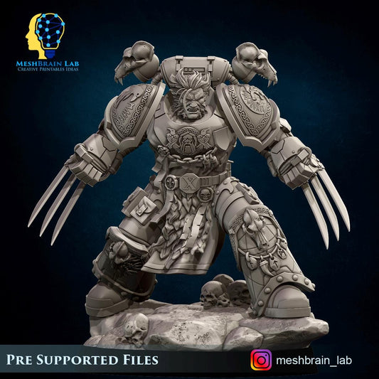 3d Printed Son of The Aesir Champion By Meshbrain Labs Miniatures
