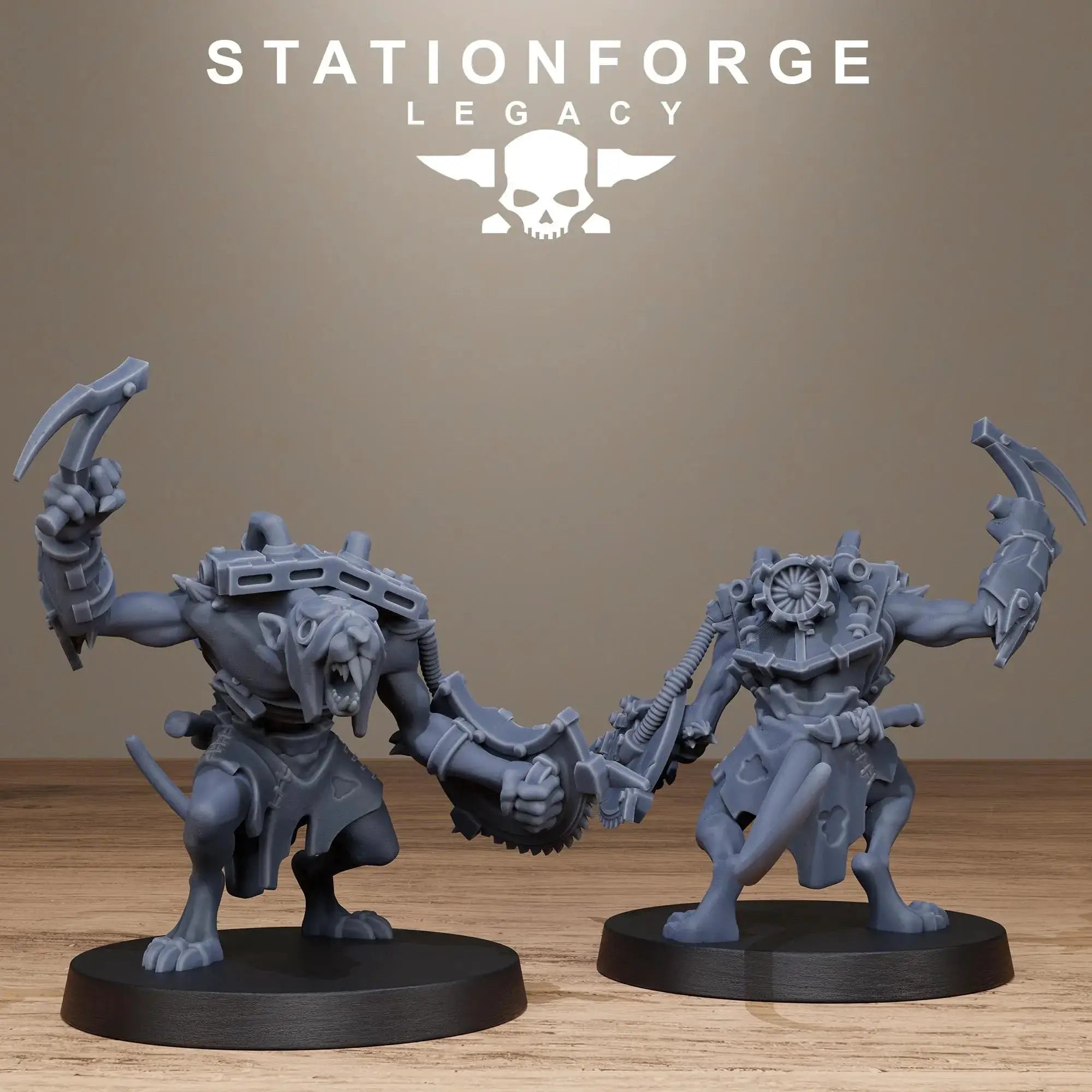 3D Printed Rotfang Infantry by Stationforge Legacy Miniatures by Last Hope Miniatures