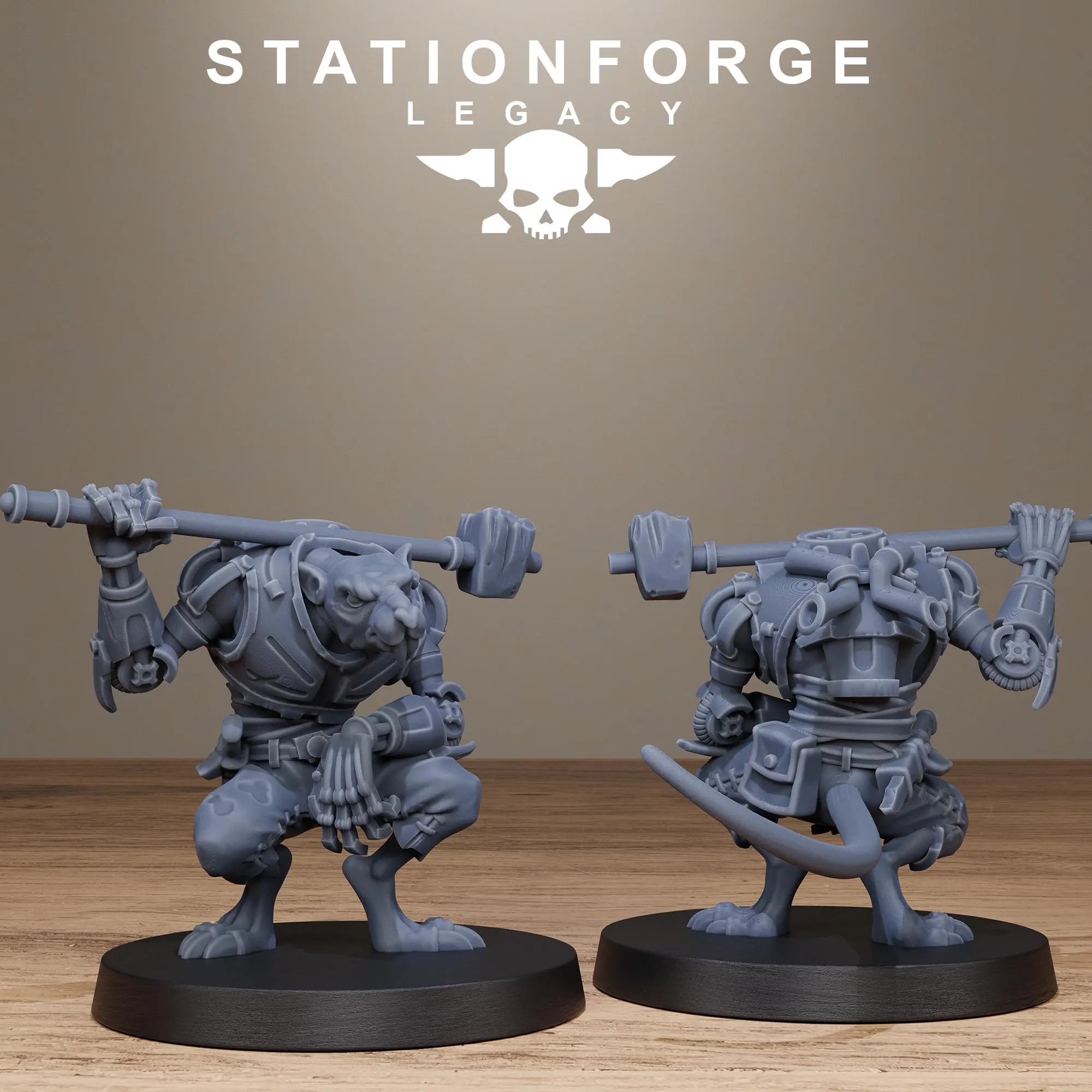 3D Printed Rotfang Infantry by Stationforge Legacy Miniatures by Last Hope Miniatures