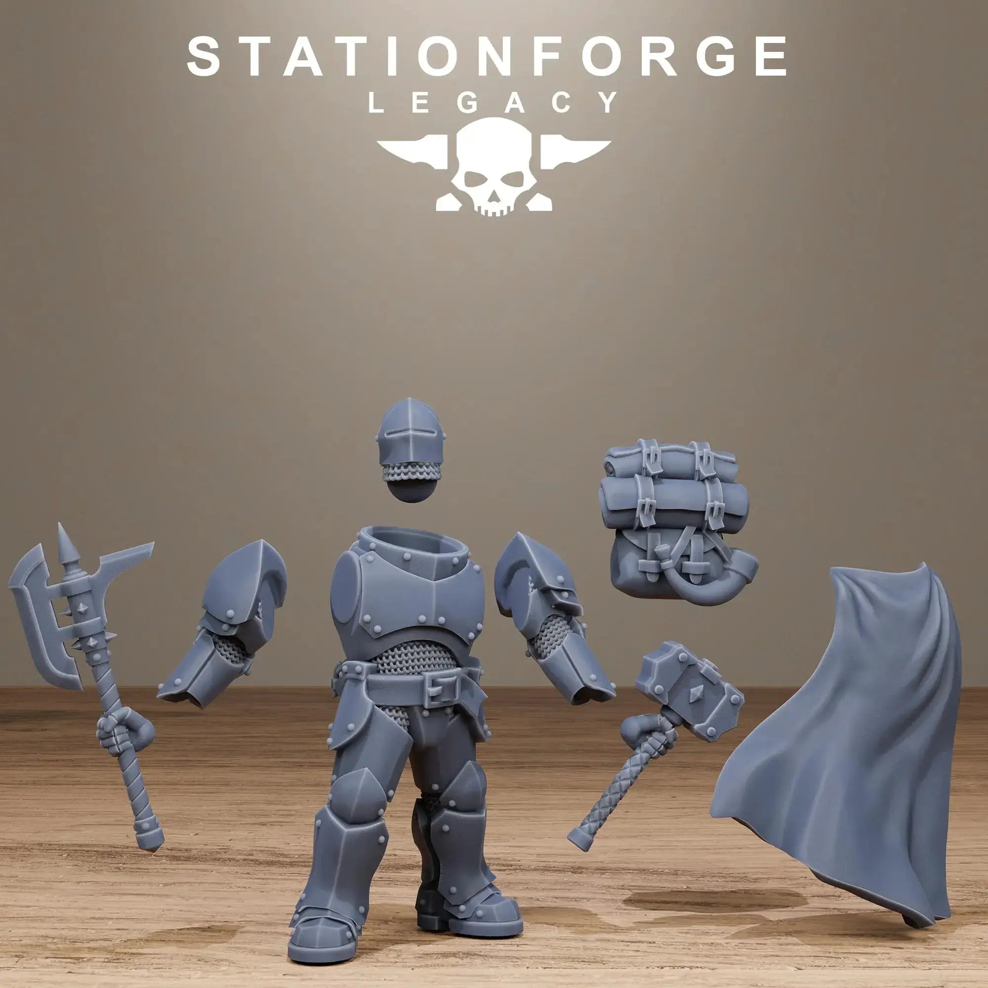 3D Printed Solaris Infantry by Stationforge Miniatures by Last Hope Miniatures
