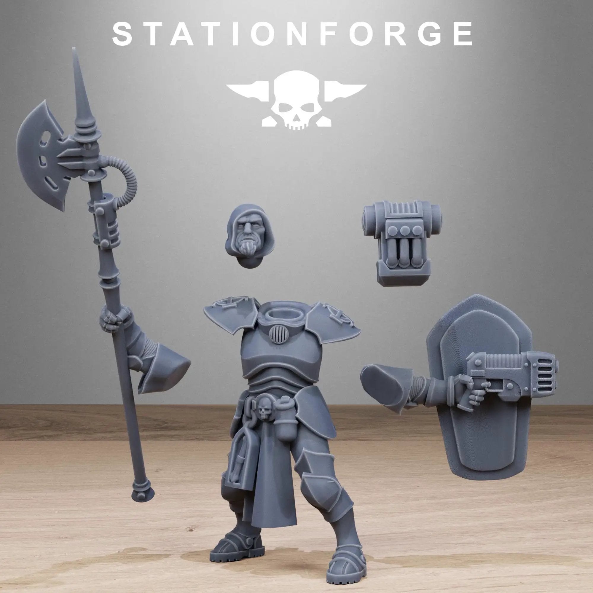 3D Printed Vodalites Purifiers by StationForge Miniatures by Last Hope Miniatures
