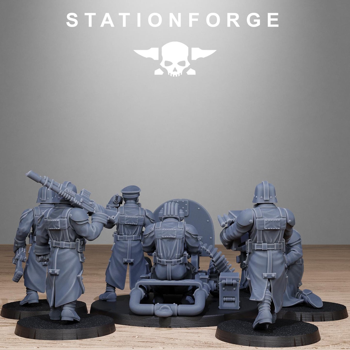 3D Printed GrimGuard Battle Weapons by StationForge Miniatures