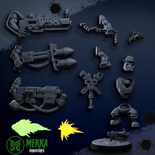 3d Printed Ork Giant Shoota by Mekka Miniatures
