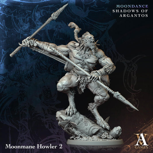 3D Printed Moonmane Howlers by Archvillain Games